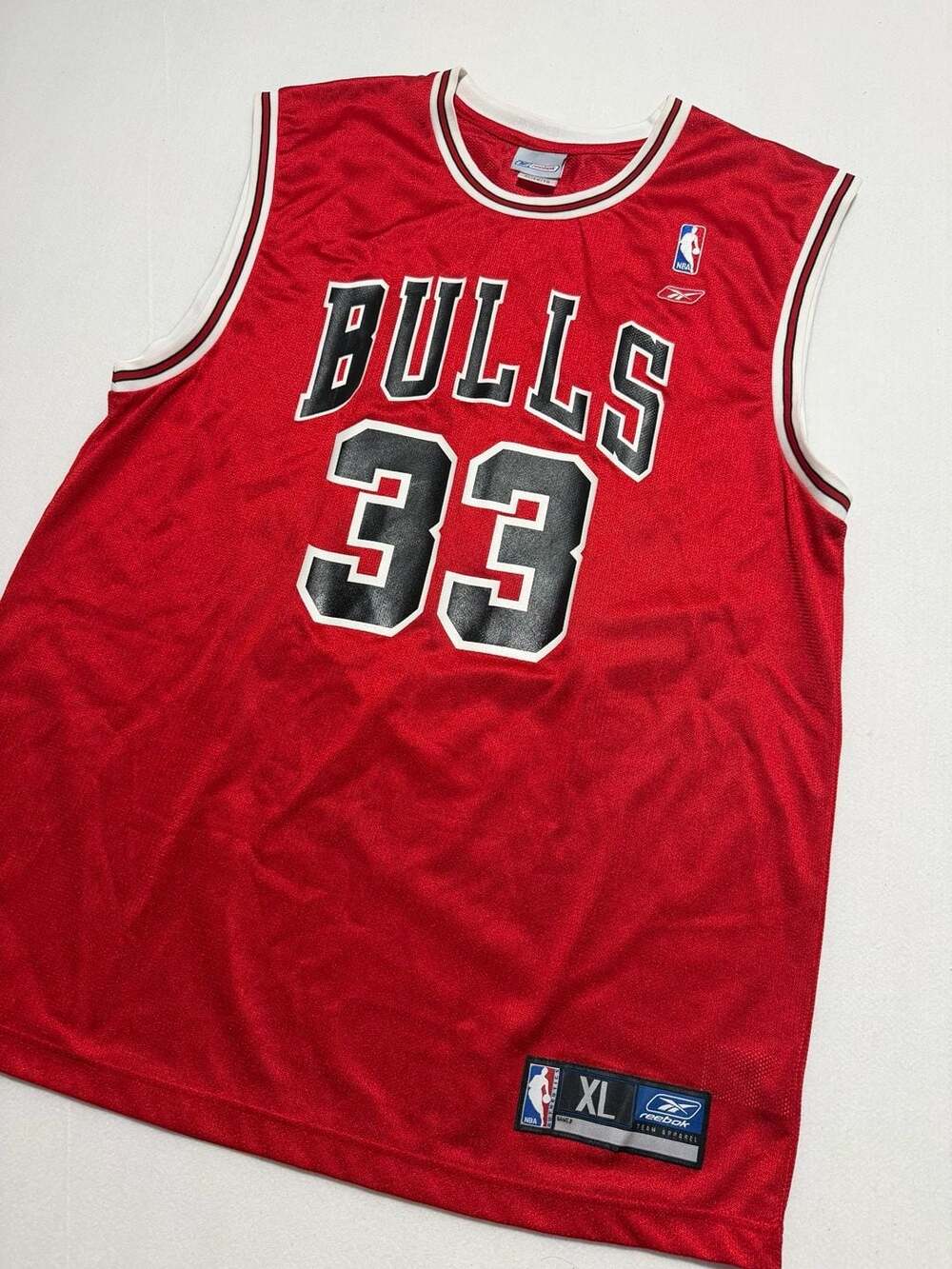 Reebok Chicago Bulls Scottie Pippen #33 NBA Basketball Jersey Size XL